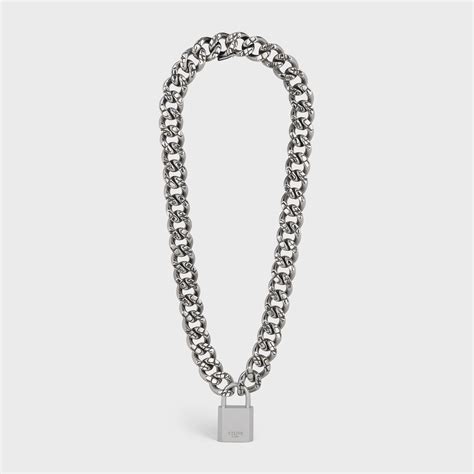 celine padlock necklace|Celine.